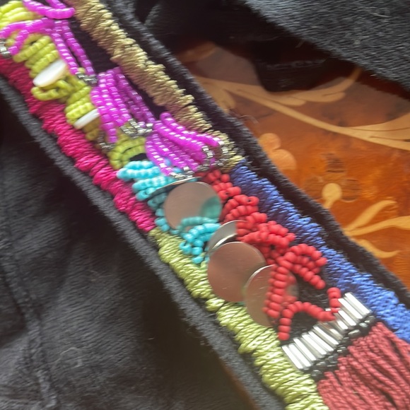 NANETTE LEPORE temptress tunic beaded SzM halter Tback NWT - Picture 6 of 9